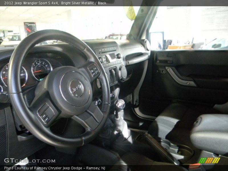 Bright Silver Metallic / Black 2012 Jeep Wrangler Sport S 4x4