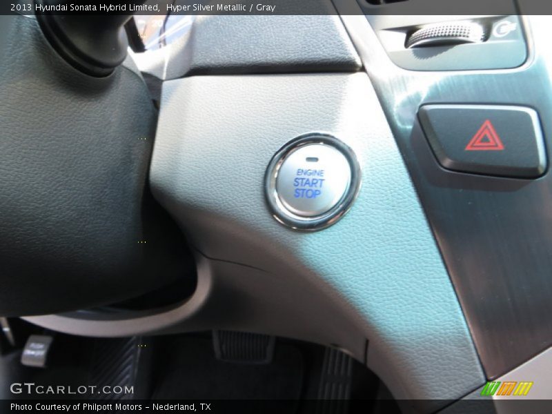 Hyper Silver Metallic / Gray 2013 Hyundai Sonata Hybrid Limited