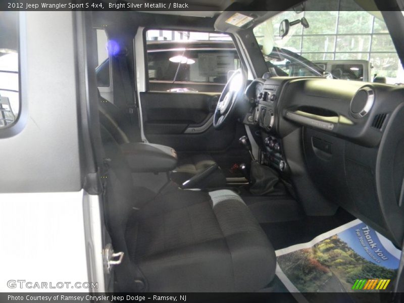 Bright Silver Metallic / Black 2012 Jeep Wrangler Sport S 4x4