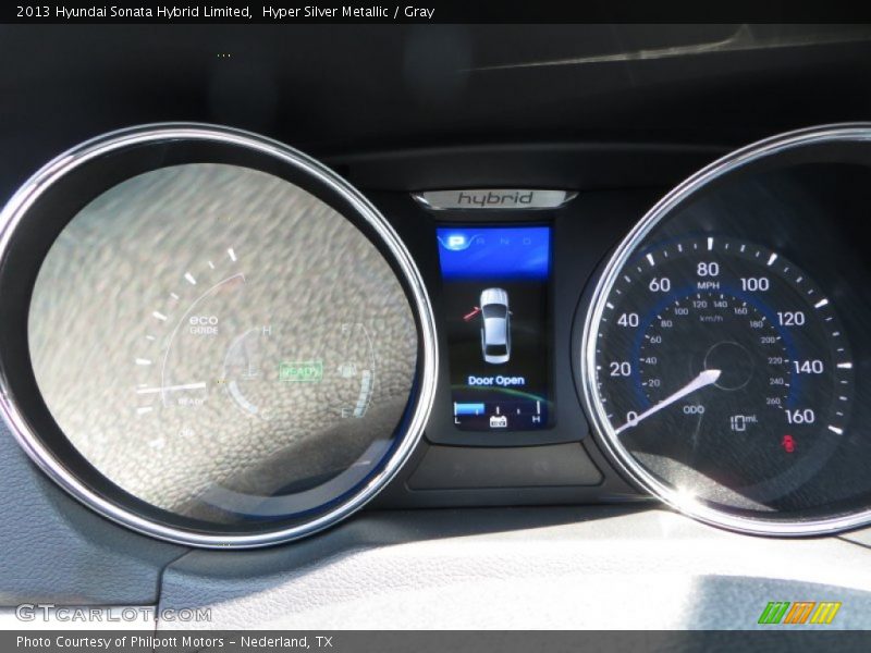 Hyper Silver Metallic / Gray 2013 Hyundai Sonata Hybrid Limited