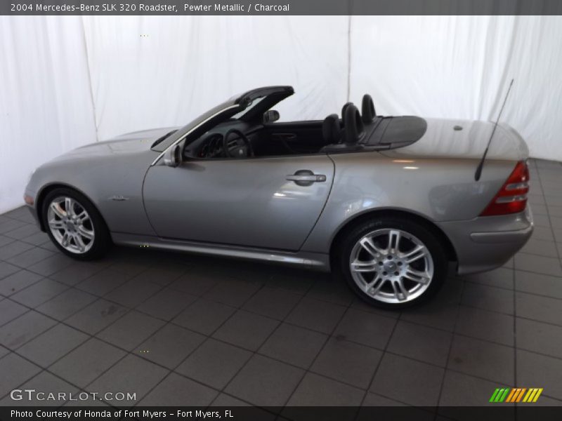 Pewter Metallic / Charcoal 2004 Mercedes-Benz SLK 320 Roadster