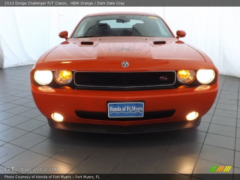 HEMI Orange / Dark Slate Gray 2010 Dodge Challenger R/T Classic