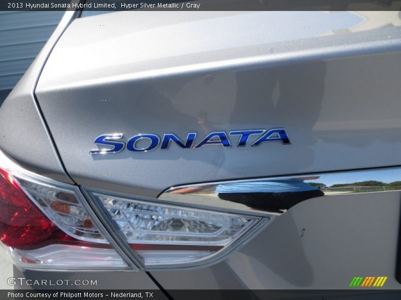 Hyper Silver Metallic / Gray 2013 Hyundai Sonata Hybrid Limited
