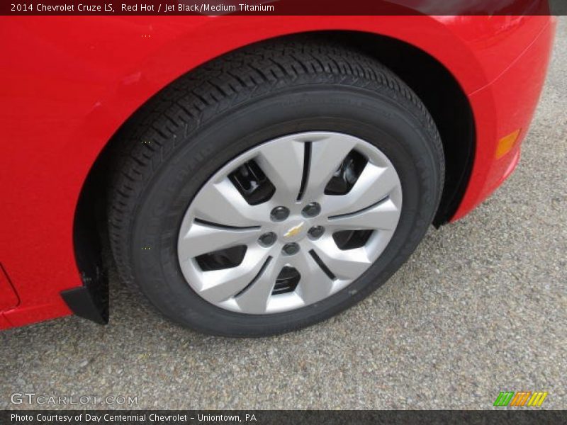 Red Hot / Jet Black/Medium Titanium 2014 Chevrolet Cruze LS