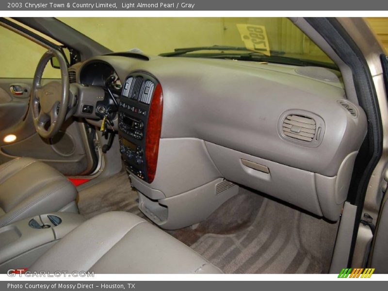 Light Almond Pearl / Gray 2003 Chrysler Town & Country Limited