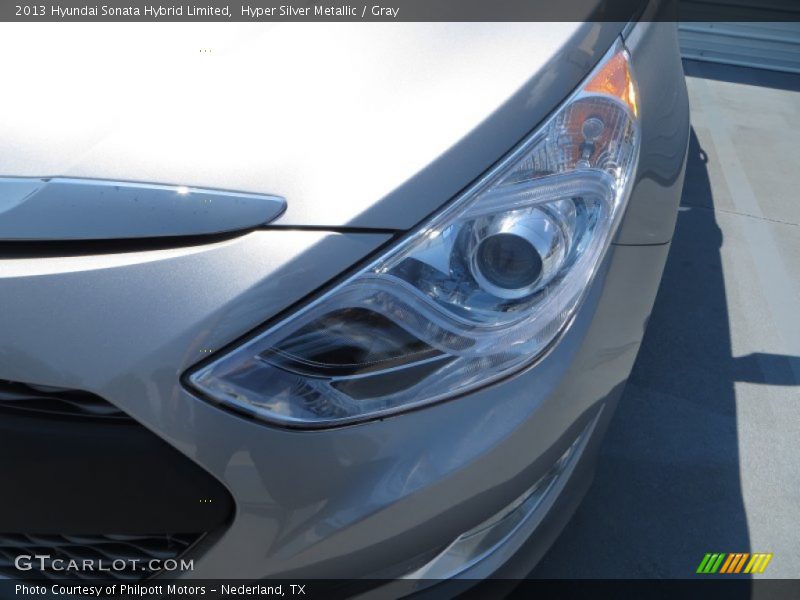 Hyper Silver Metallic / Gray 2013 Hyundai Sonata Hybrid Limited