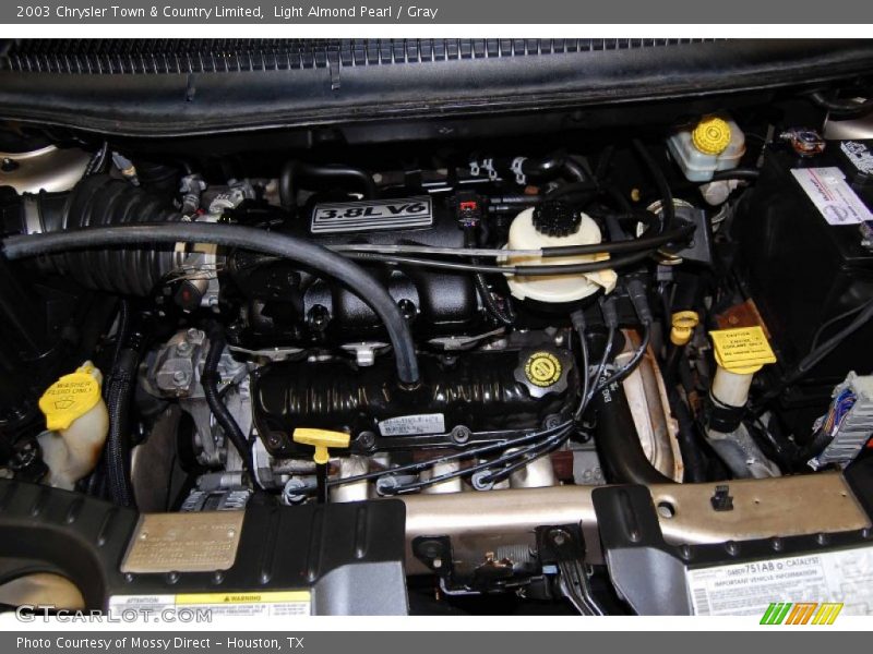 Light Almond Pearl / Gray 2003 Chrysler Town & Country Limited