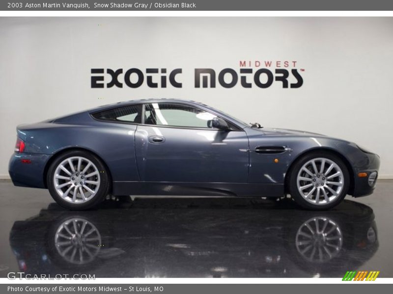 Snow Shadow Gray / Obsidian Black 2003 Aston Martin Vanquish