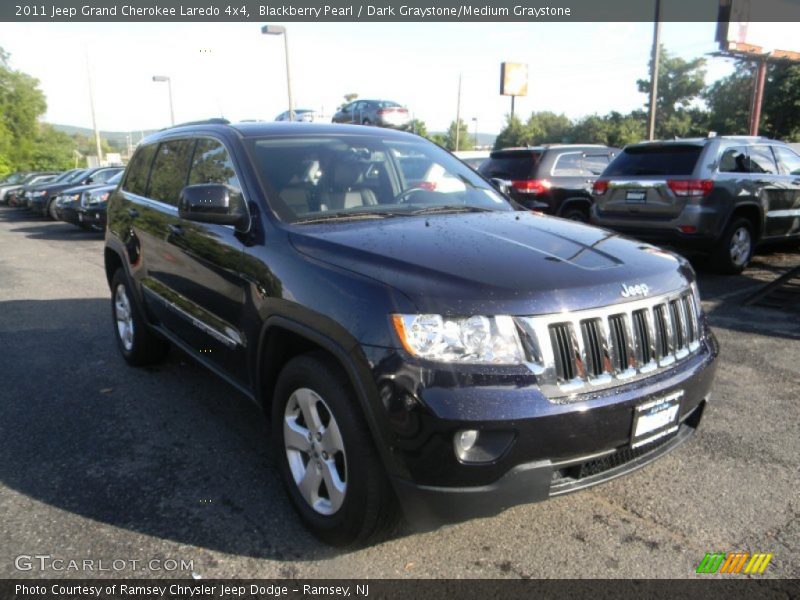 Blackberry Pearl / Dark Graystone/Medium Graystone 2011 Jeep Grand Cherokee Laredo 4x4