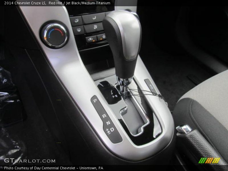 Red Hot / Jet Black/Medium Titanium 2014 Chevrolet Cruze LS