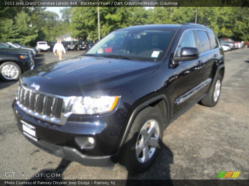 Blackberry Pearl / Dark Graystone/Medium Graystone 2011 Jeep Grand Cherokee Laredo 4x4