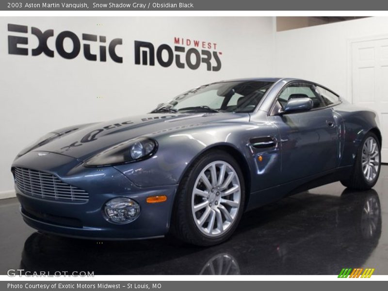 Snow Shadow Gray / Obsidian Black 2003 Aston Martin Vanquish