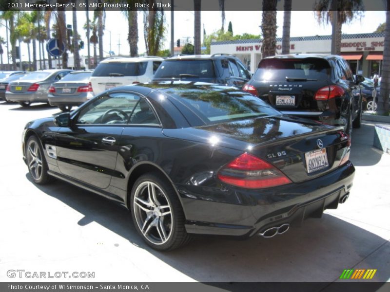 Black / Black 2011 Mercedes-Benz SL 65 AMG Roadster