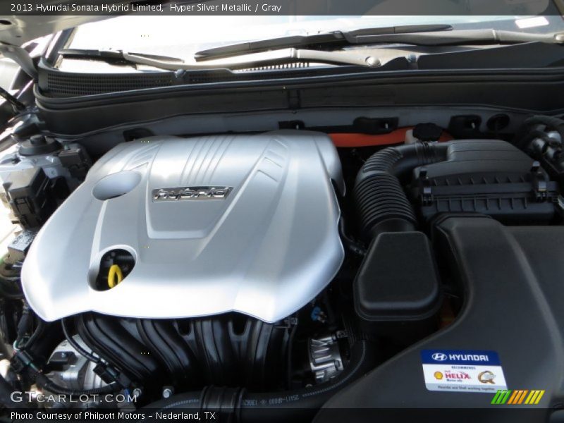 Hyper Silver Metallic / Gray 2013 Hyundai Sonata Hybrid Limited