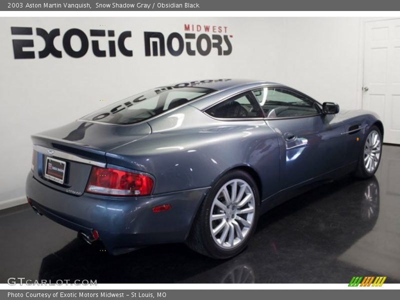Snow Shadow Gray / Obsidian Black 2003 Aston Martin Vanquish