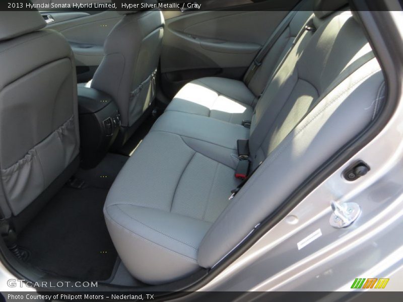 Hyper Silver Metallic / Gray 2013 Hyundai Sonata Hybrid Limited