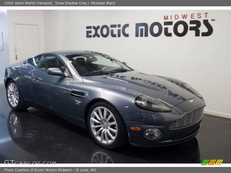 Snow Shadow Gray / Obsidian Black 2003 Aston Martin Vanquish