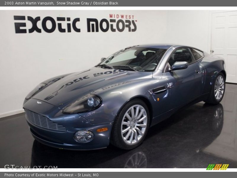 Snow Shadow Gray / Obsidian Black 2003 Aston Martin Vanquish