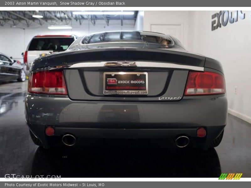 Snow Shadow Gray / Obsidian Black 2003 Aston Martin Vanquish