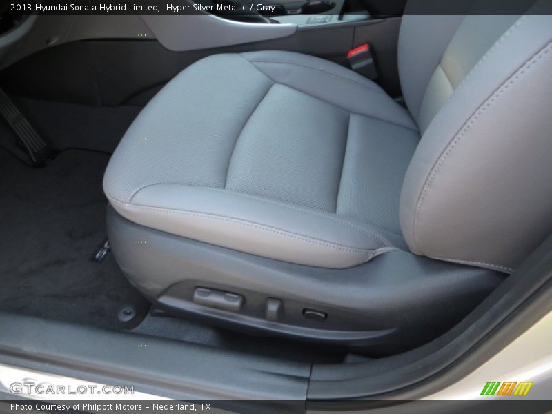 Hyper Silver Metallic / Gray 2013 Hyundai Sonata Hybrid Limited