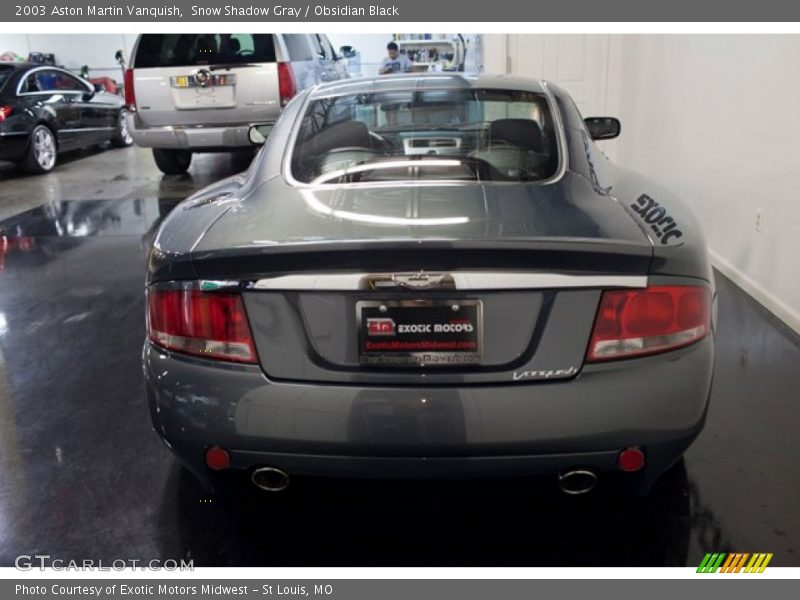 Snow Shadow Gray / Obsidian Black 2003 Aston Martin Vanquish