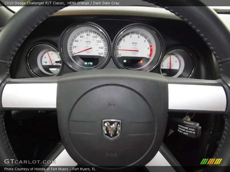 HEMI Orange / Dark Slate Gray 2010 Dodge Challenger R/T Classic