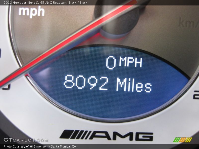 Black / Black 2011 Mercedes-Benz SL 65 AMG Roadster