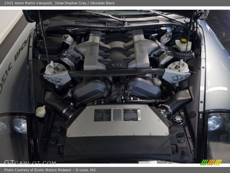  2003 Vanquish  Engine - 5.9 Liter DOHC 48-Valve V12