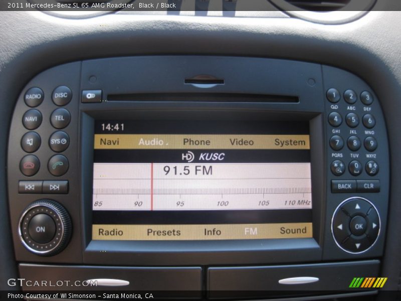 Audio System of 2011 SL 65 AMG Roadster