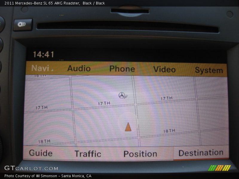Navigation of 2011 SL 65 AMG Roadster