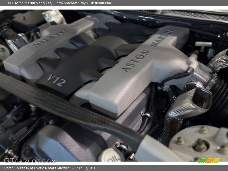  2003 Vanquish  Engine - 5.9 Liter DOHC 48-Valve V12