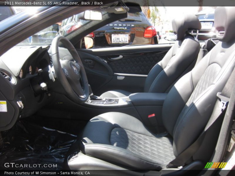 Front Seat of 2011 SL 65 AMG Roadster
