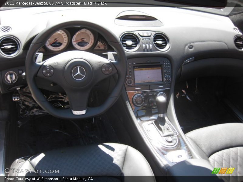 Black / Black 2011 Mercedes-Benz SL 65 AMG Roadster