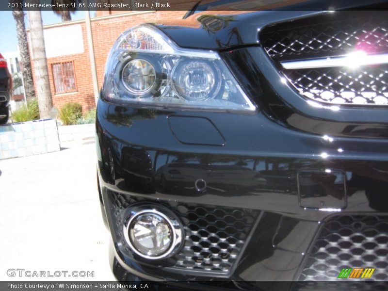 Black / Black 2011 Mercedes-Benz SL 65 AMG Roadster
