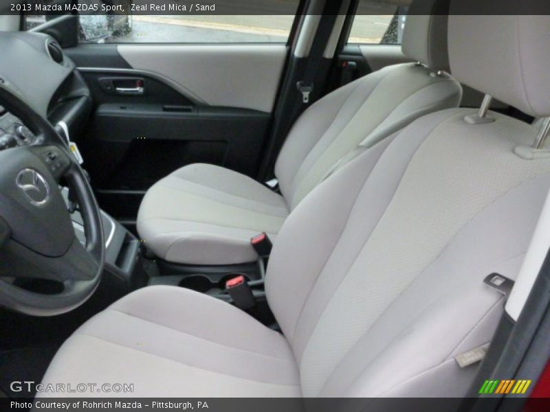 Zeal Red Mica / Sand 2013 Mazda MAZDA5 Sport