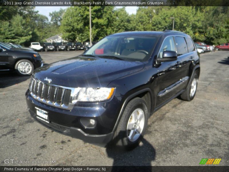 Blackberry Pearl / Dark Graystone/Medium Graystone 2011 Jeep Grand Cherokee Laredo 4x4