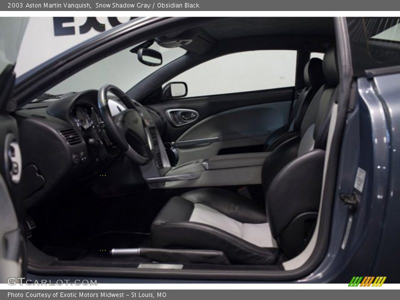 Snow Shadow Gray / Obsidian Black 2003 Aston Martin Vanquish
