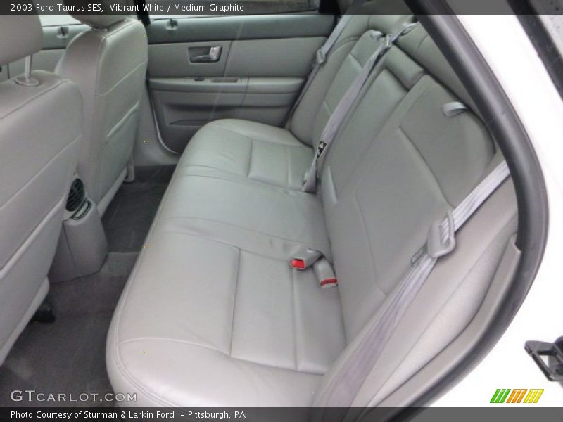 Vibrant White / Medium Graphite 2003 Ford Taurus SES