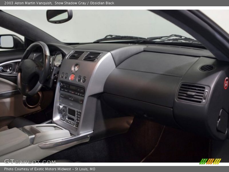 Dashboard of 2003 Vanquish 