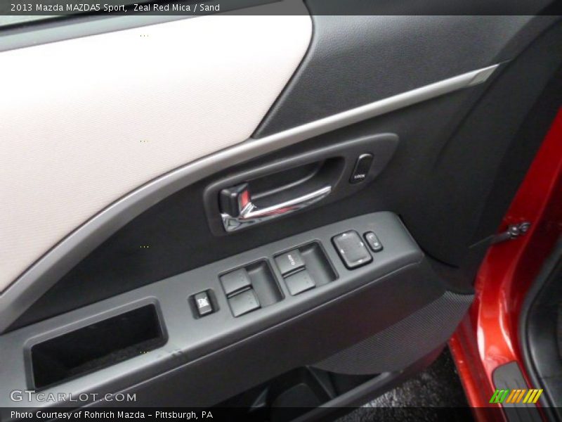 Zeal Red Mica / Sand 2013 Mazda MAZDA5 Sport