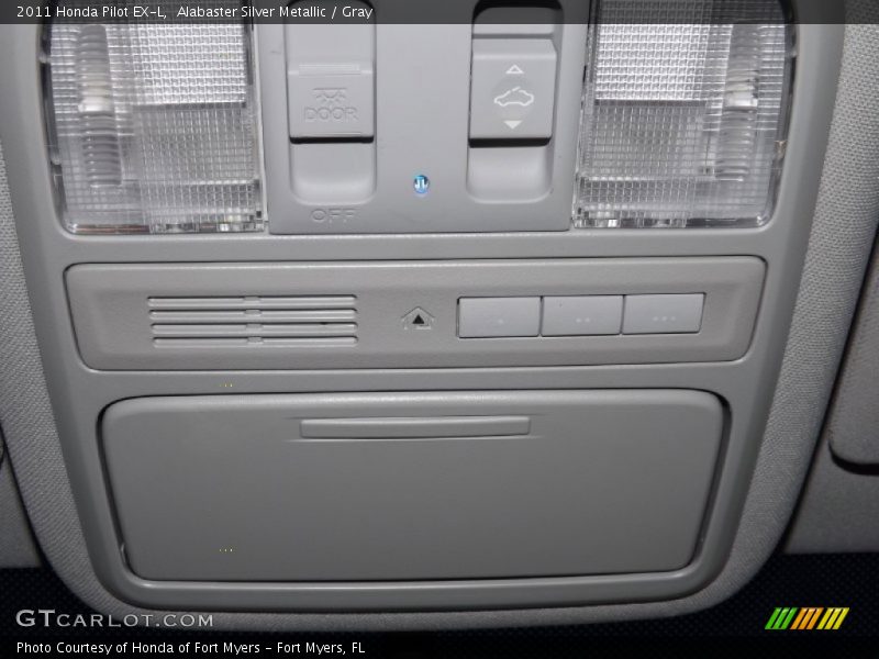 Alabaster Silver Metallic / Gray 2011 Honda Pilot EX-L