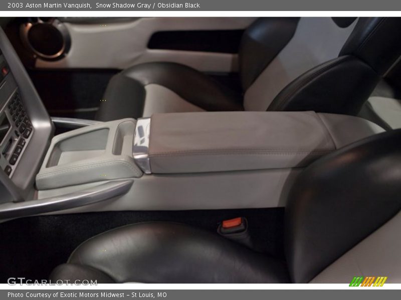 Snow Shadow Gray / Obsidian Black 2003 Aston Martin Vanquish