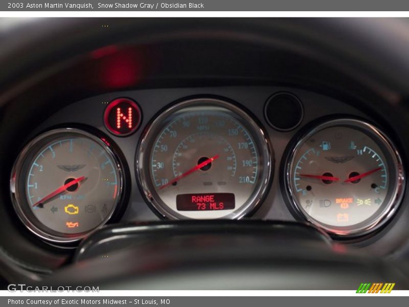  2003 Vanquish   Gauges