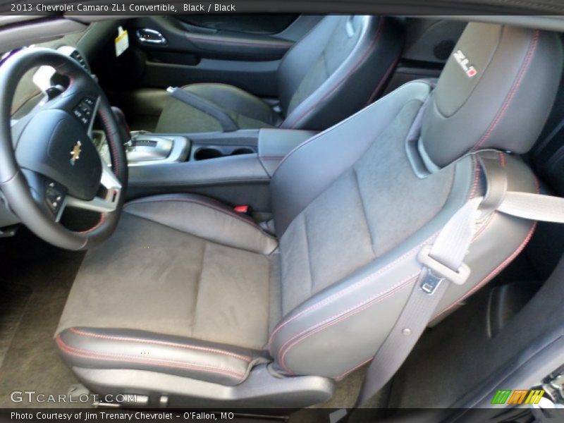 Front Seat of 2013 Camaro ZL1 Convertible
