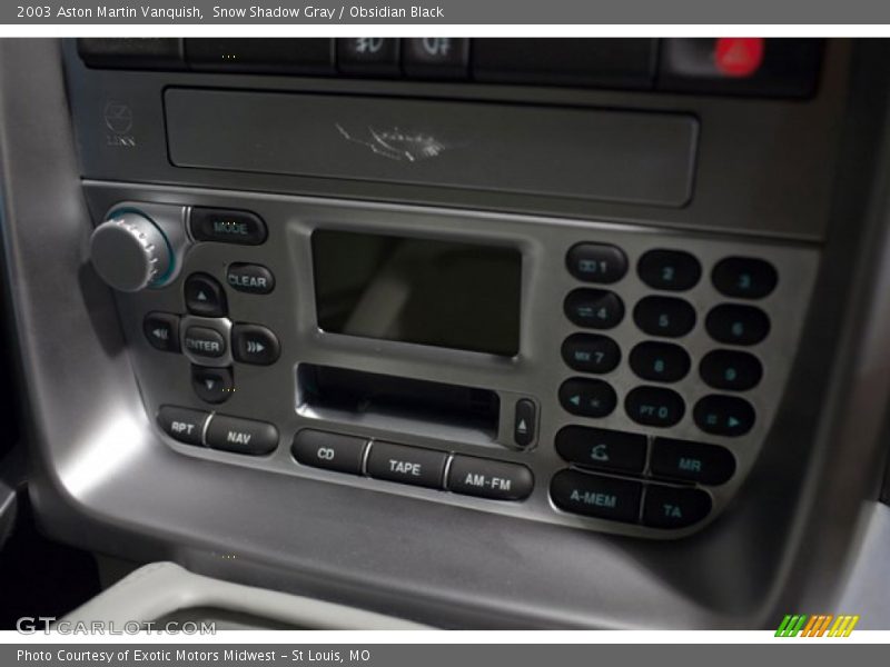 Controls of 2003 Vanquish 