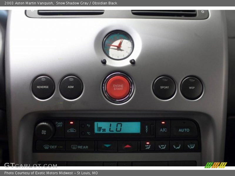 Snow Shadow Gray / Obsidian Black 2003 Aston Martin Vanquish