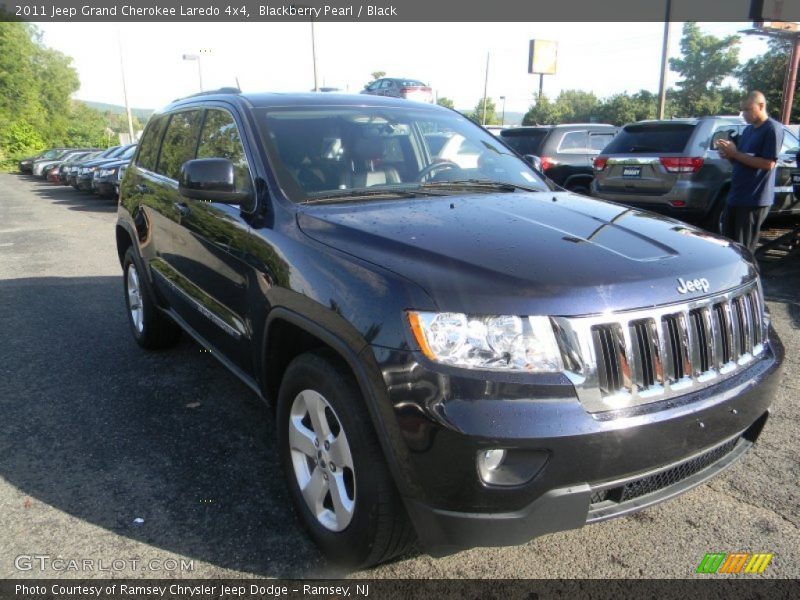 Blackberry Pearl / Black 2011 Jeep Grand Cherokee Laredo 4x4