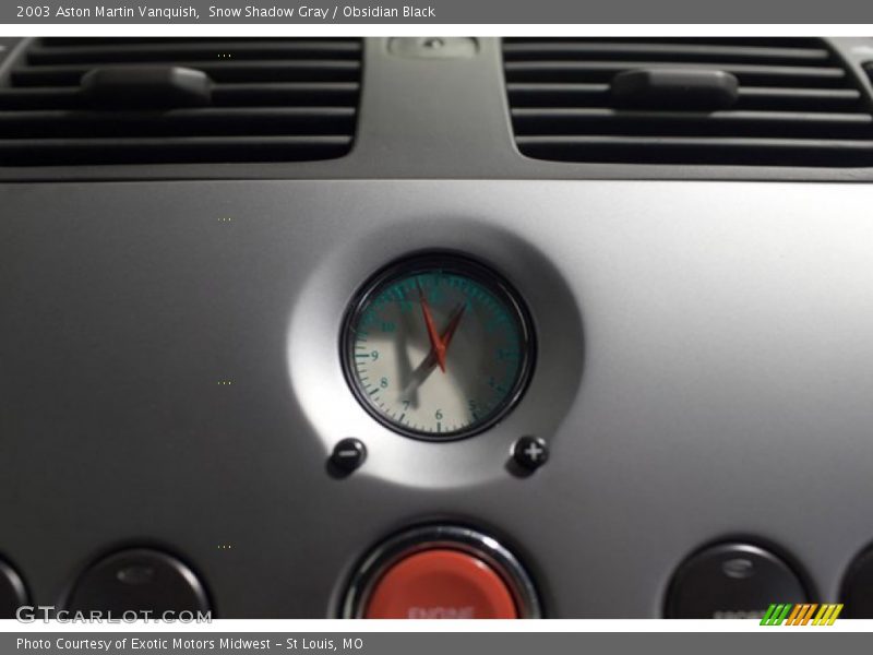 Snow Shadow Gray / Obsidian Black 2003 Aston Martin Vanquish