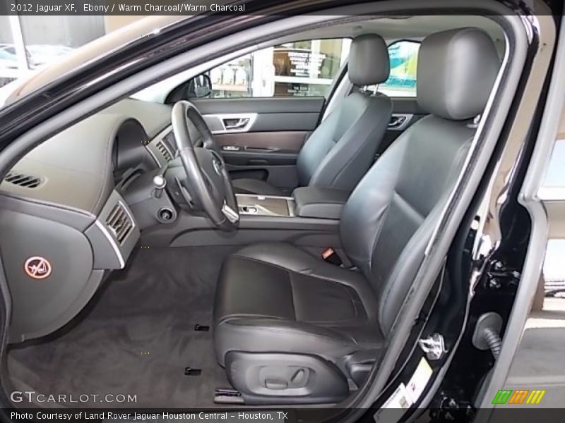 Ebony / Warm Charcoal/Warm Charcoal 2012 Jaguar XF