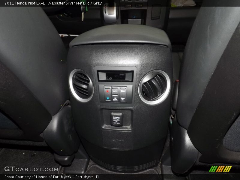 Alabaster Silver Metallic / Gray 2011 Honda Pilot EX-L